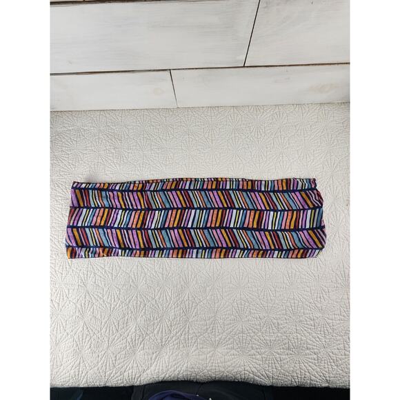 Infinity Scarf Womens 90s Sheer Chevron 10" x 62" - Picture 4 of 8